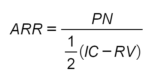 The method of calculating Accounting Rate of Return (ARR) in financial modeling does not involve discounting cash flows and is calculated as the ratio of the average annual expected net profit to the average annual volume of investments The method of calculating Accounting Rate of Return (ARR) in financial modeling does not involve discounting cash flows and is calculated as the ratio of the average annual expected net profit to the average annual volume of investments